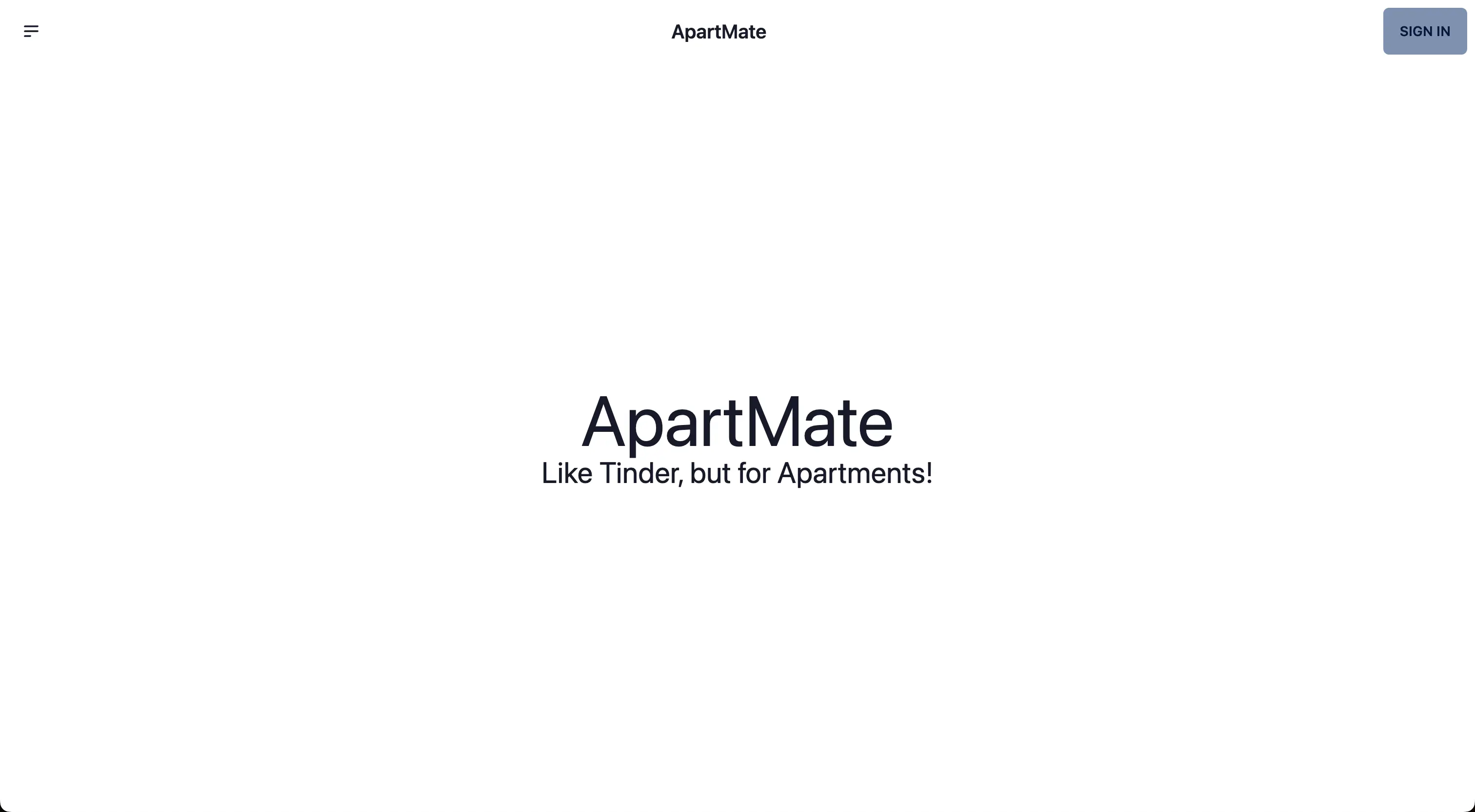 Project feature image for ApartMate.